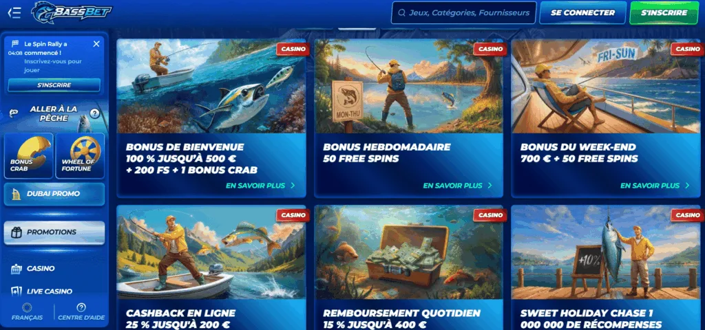 promos-casino-1024x480 BassBet Casino Avis 2026 : Bonus jusqu’à 500 € + 200 FS
