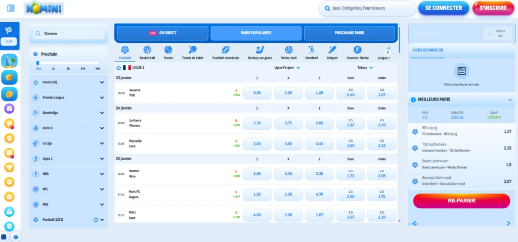 sports-4-1024x479 Avis Nomini Casino 2026 : Revue complète & bonus 500 €