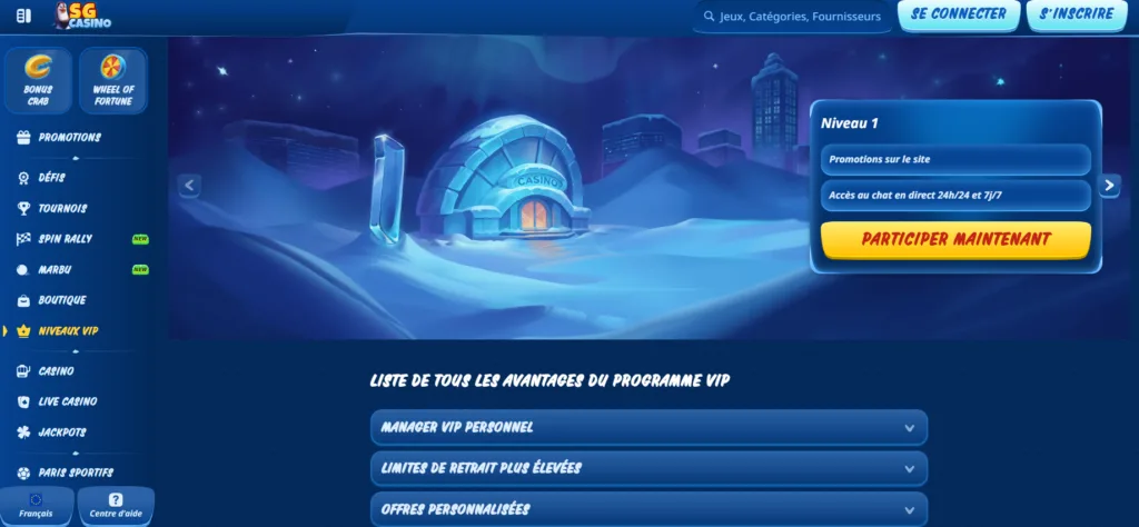 vip-5-1024x474 SGCasino Avis 2026 🎰 | Test complet du site crypto & bonus