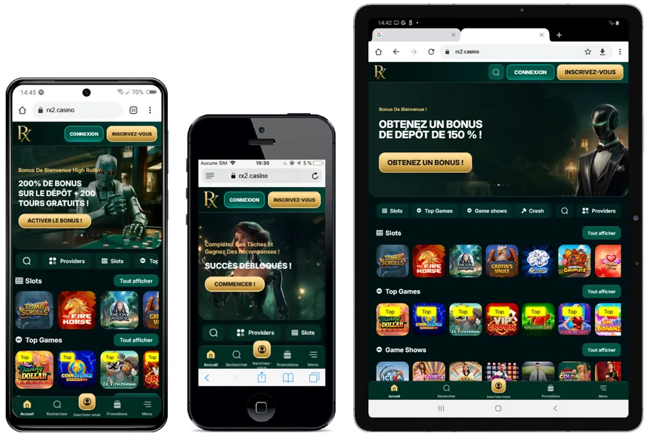 mobile Avis RX Casino – Ma Revue Complète 2026