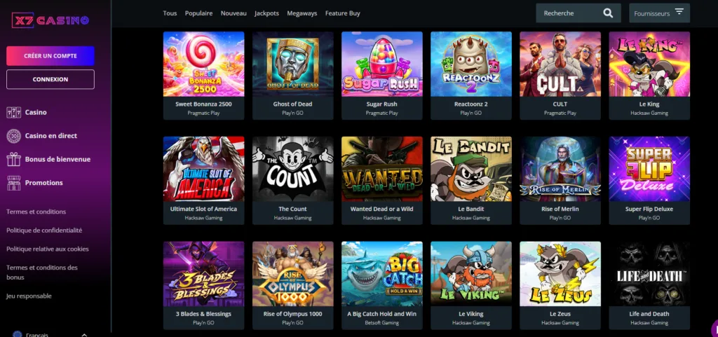 jeux-1024x481 X7 Casino : mon avis détaillé sur ce casino crypto